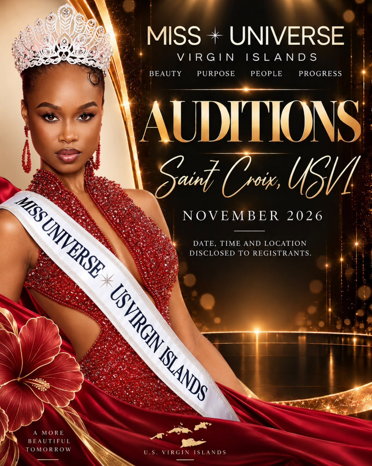 Miss Universe USVI Live Auditions 2027