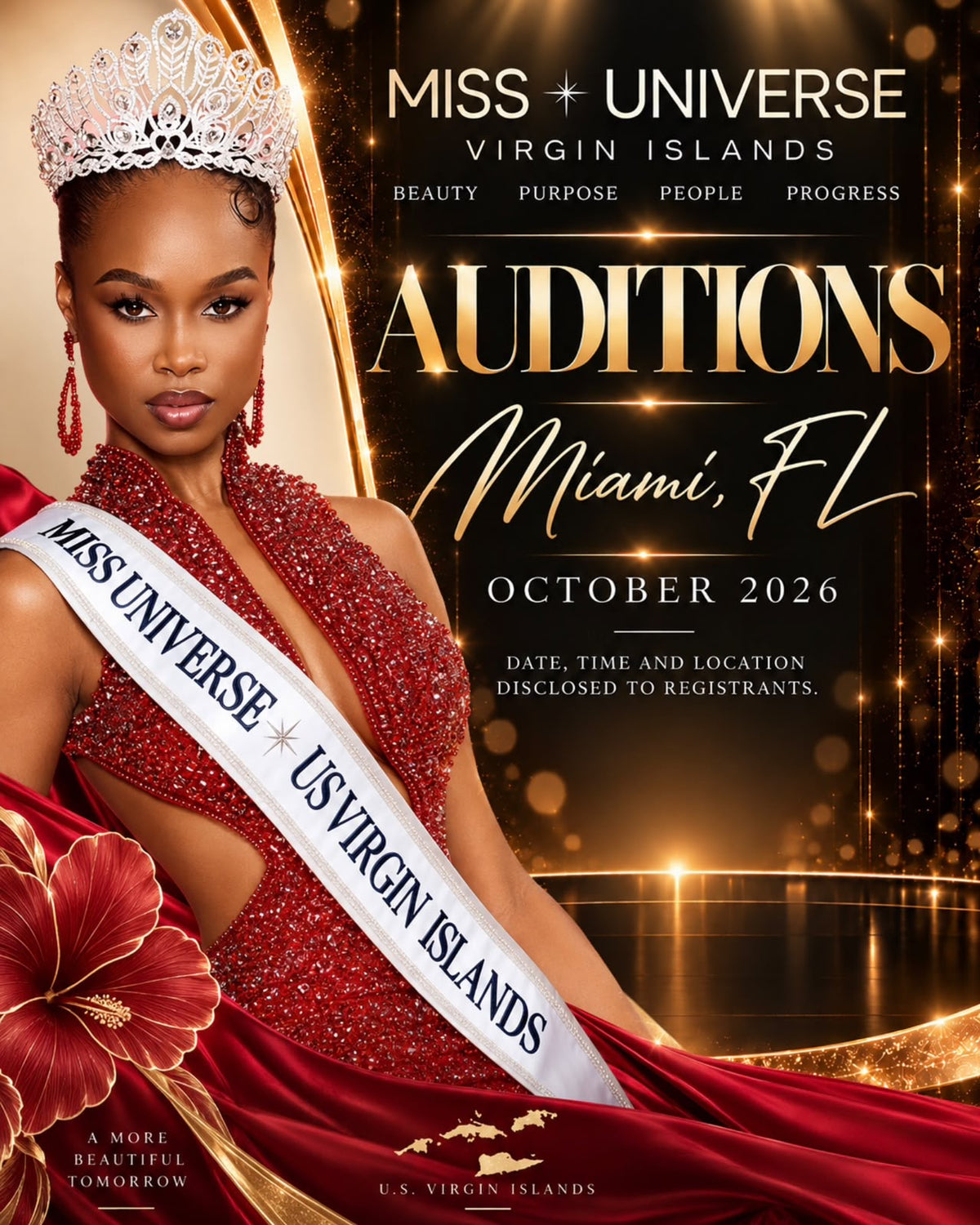 Miss Universe USVI Live Auditions 2027